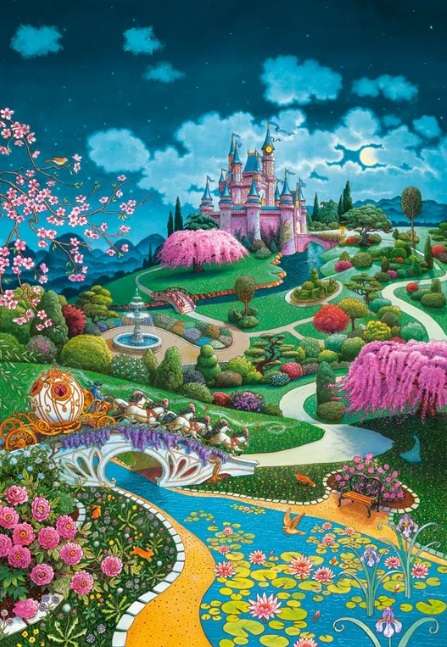 Cinderellas Castle (1000 Piece Puzzle)