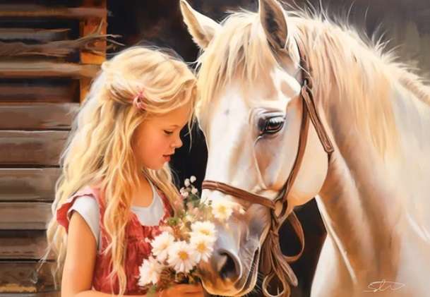 My Friend Horse (1000 Piece Puzzle)