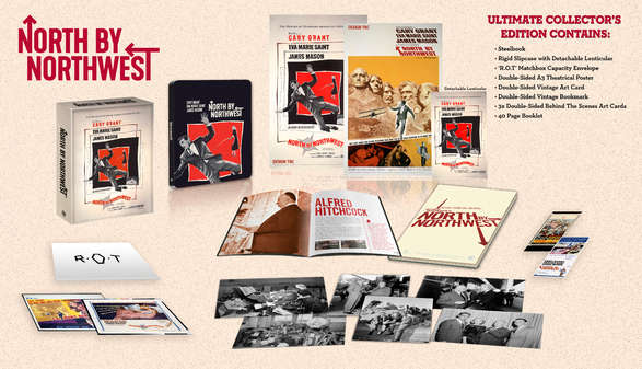 North By Northwest (4K Ultra HD+Blu-Ray Steelbook) - Limited Ultimate Collectors Edition