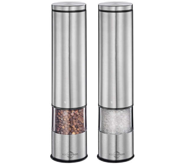 Kuchenprofi Boston Electric Pepper and Salt Mills Set