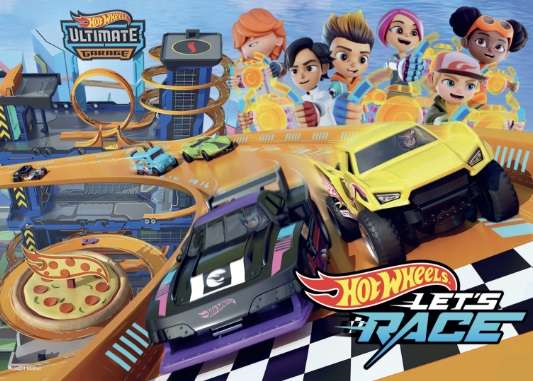 Hot Wheels Lets Race (18 Piece Puzzle) (RGS432)
