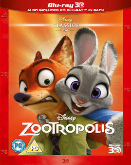 Zootropolis (Aka Zootopia) (3D+2D Blu-Ray)