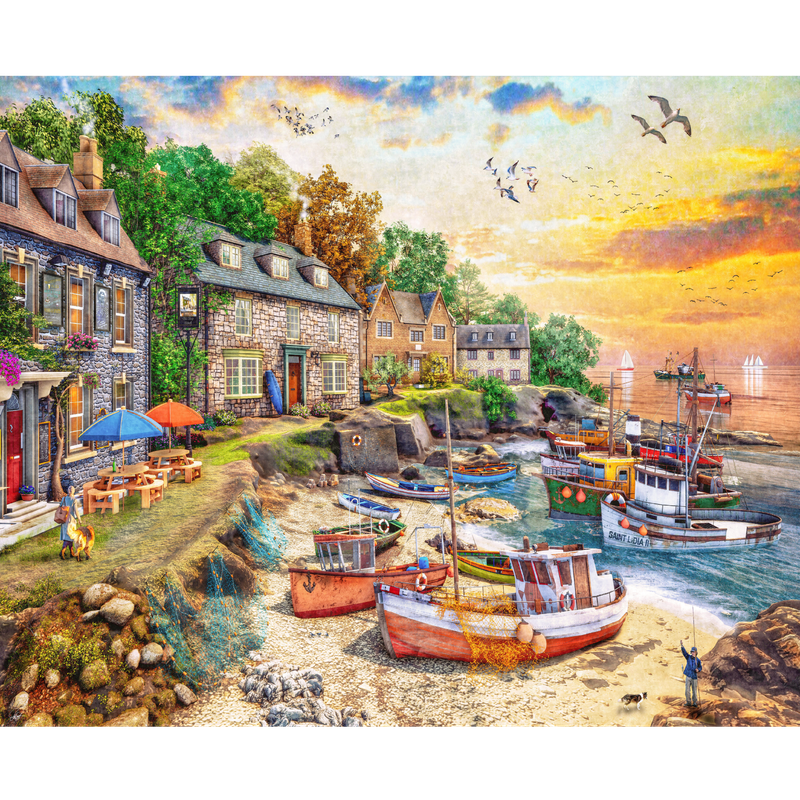 English Harbour Life (1500 Piece Puzzle)