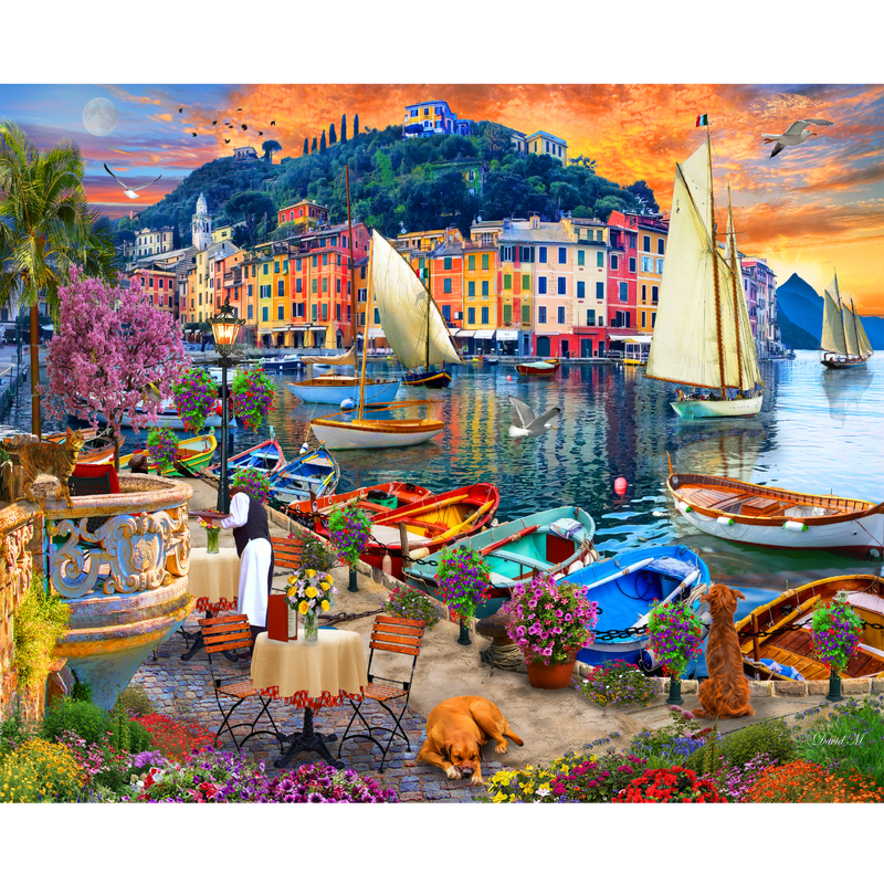 Evening in Portofino (3000 Piece Puzzle)