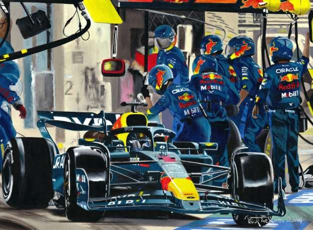 Pit Stop (1500 Piece Puzzle)