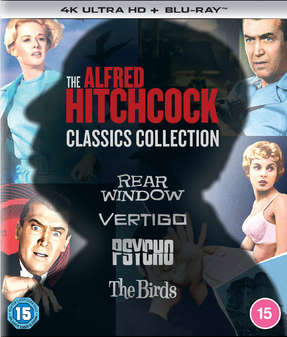 Alfred Hitchcock: Rear Window/Vertigo/Psycho/The Birds (4K Ultra HD+Blu-Ray)