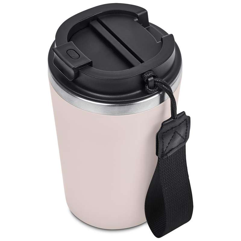 Kooshty Luca Stainless Steel and Plastic Double-Wall Tumbler, 350ml - cream (KS-283)