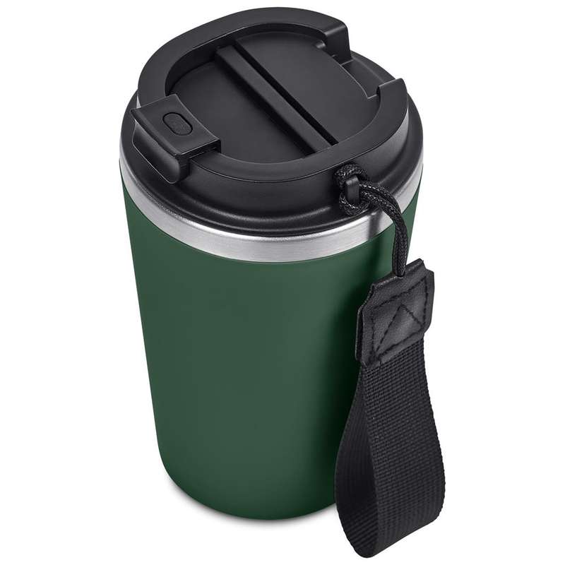 Kooshty Luca Stainless Steel and Plastic Double-Wall Tumbler, 350ml - green (KS-283)