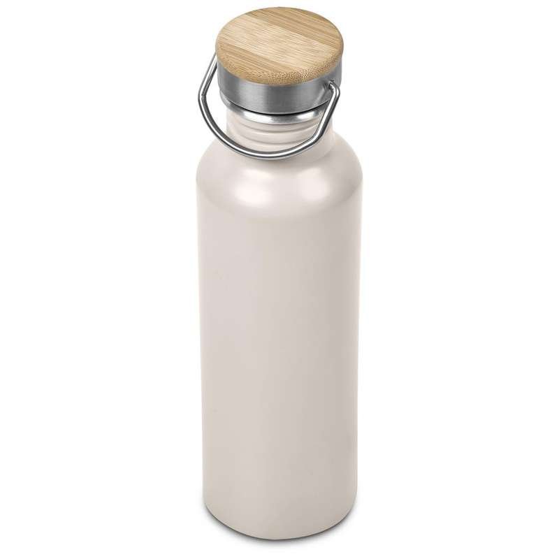 Kooshty Tugela Recycled Aluminium Water Bottle, 750ml - cream (KS-285)