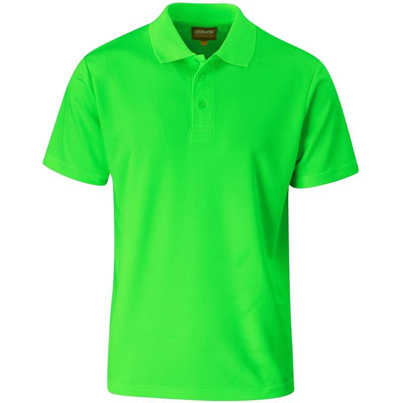 Altitude Sector Hi-Viz Golf Shirt - lime (ALT-1400)