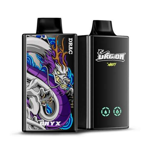 DRG:ON by Nasty - Rechargeable Bar, 25000 Puffs, 50mg - Onyx  (NSTE08)