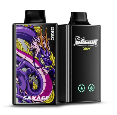 DRG:ON by Nasty - Rechargeable Bar, 25000 Puffs, 50mg - Savage (NSTE15)