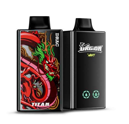 DRG:ON by Nasty - Rechargeable Bar, 25000 Puffs, 50mg - Titan (NSTE03)