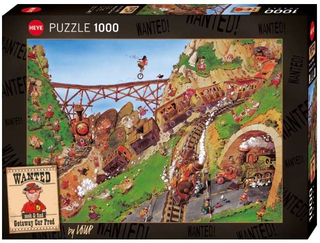 Getaway Car Fred (1000 Piece Puzzle)