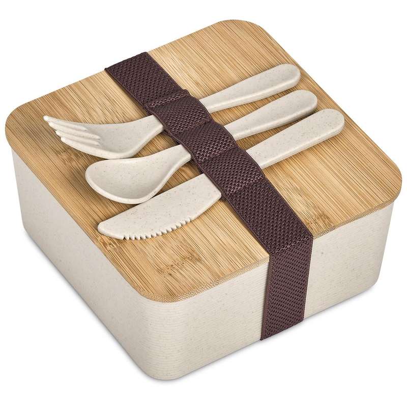 Okiyo Wani Wheat Straw and Bamboo Lunch Box (OK-123)