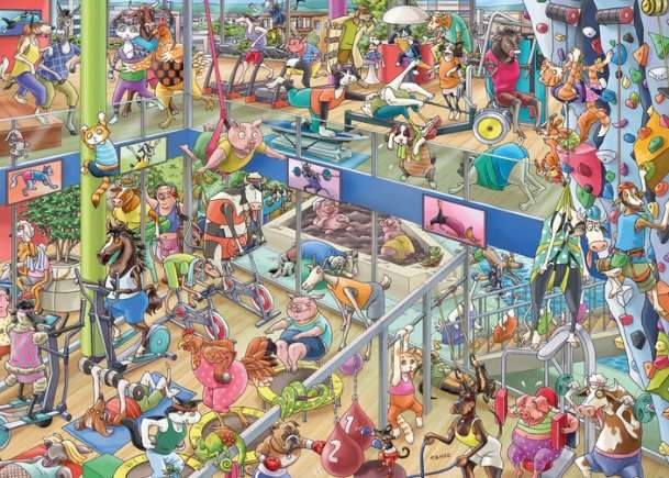 Pet Gym (1000 Piece Puzzle)