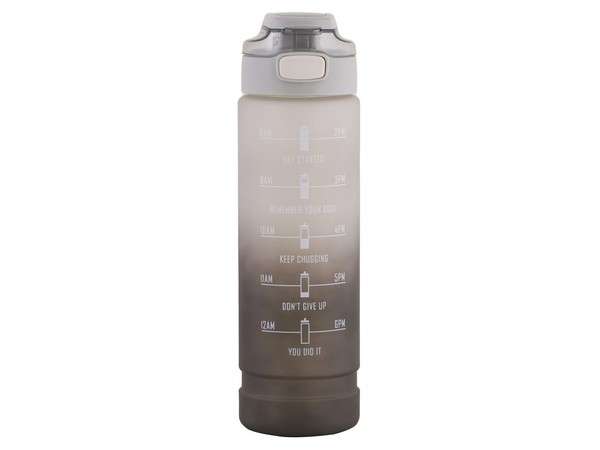 1 Litre Motivate Water Bottle - brown/grey (P2773N)