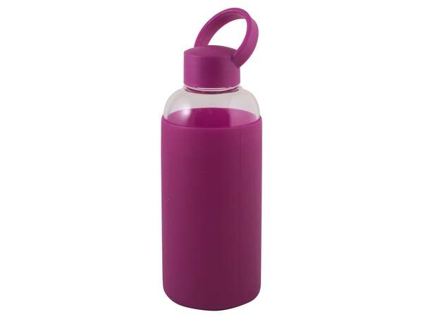 600ml Aqua Loop Water Bottle - dark pink (P2793DP)