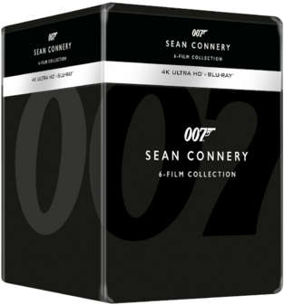 James Bond: Sean Connery Collection (6 Film) (4K Ultra HD+Blu-Ray Steelbook) - Limited Edition