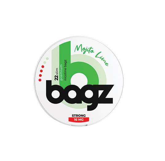 Bagz Nicotine Pouches, 16mg - Mojito Lime (BGZ10)