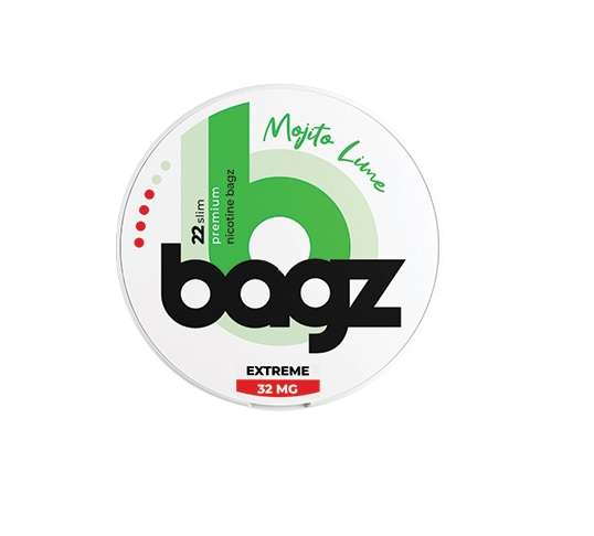 Bagz Nicotine Pouches, 32mg - Mojito Lime (BGZ11)