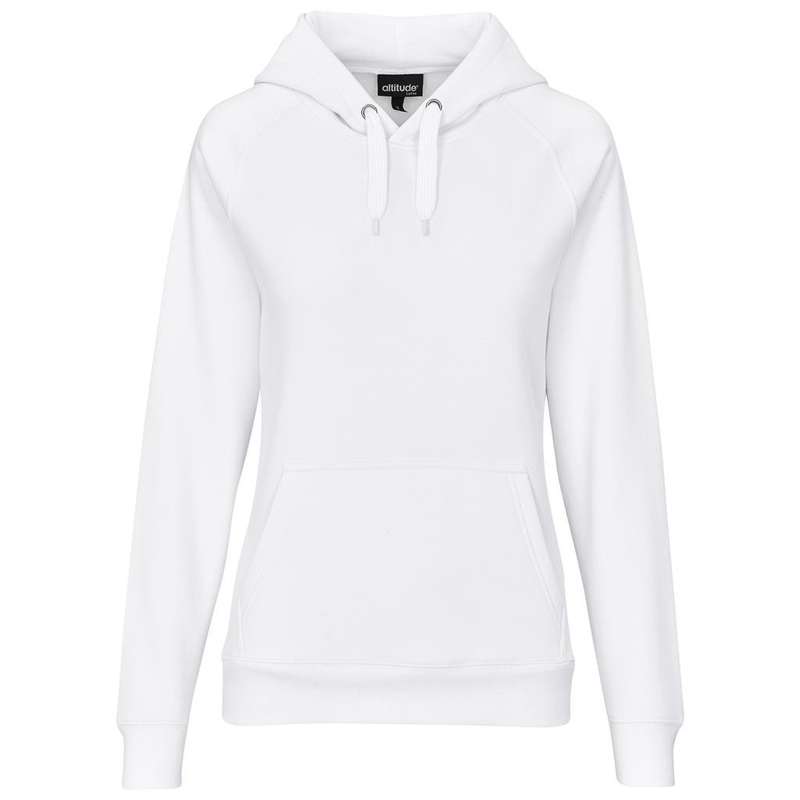 Altitude Harvard Heavyweight Hooded Sweater - Ladies - white