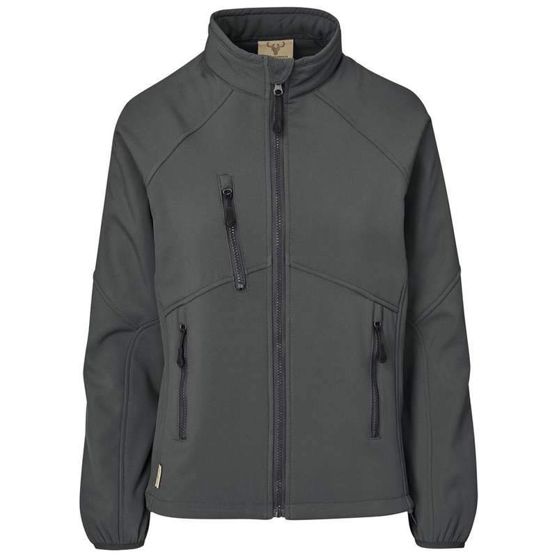 Urban Terrain Midlands Softshell Jacket - Ladies - charcoal (UT-143)