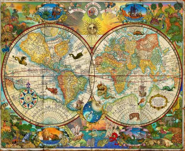 Map of the World (1500 Piece Puzzle)