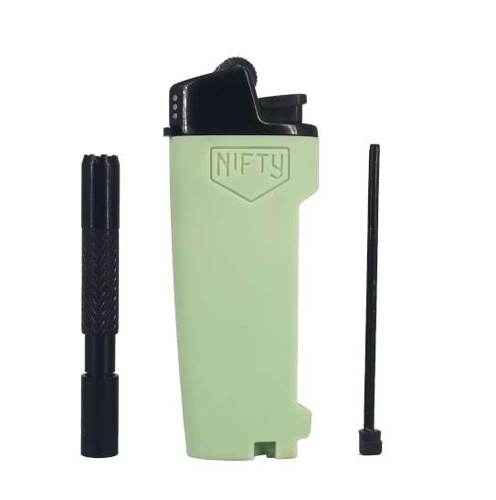 Nifty 2-In-1 Refillable Lighter and Hitter (Ligh087)