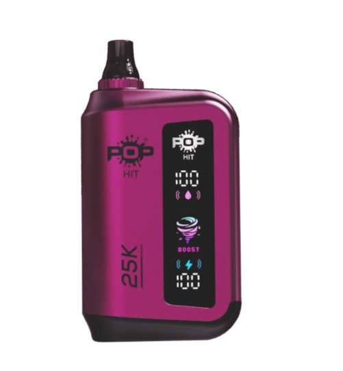 Pop Hit Rechargeable Bar 25000, 50mg - Blackcurrant Strawberry Freeze (POPA01)