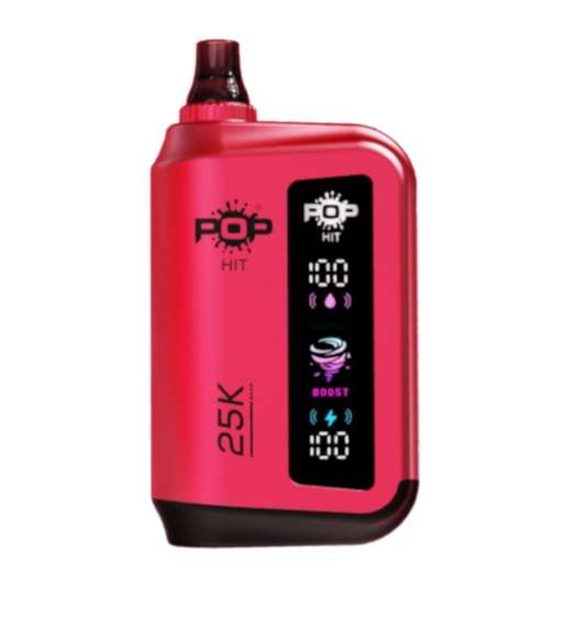 Pop Hit Rechargeable Bar 25000, 50mg - Cherry Hard Candy (POPA03)