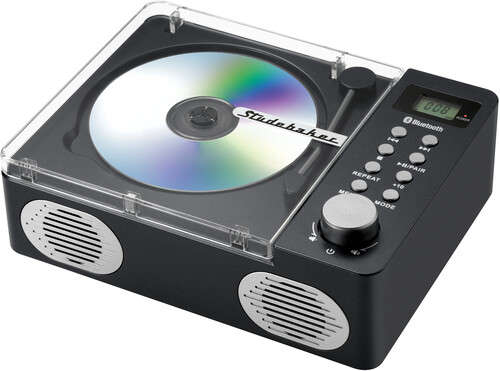 Studebaker Retro CD Player with Bluetooth - black (SB3720B)