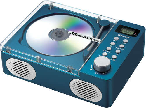 Studebaker Retro CD Player with Bluetooth - blue (SB3720BL)