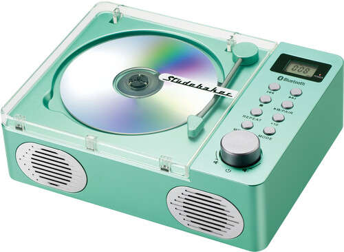 Studebaker Retro CD Player with Bluetooth - teal (SB3720TE)