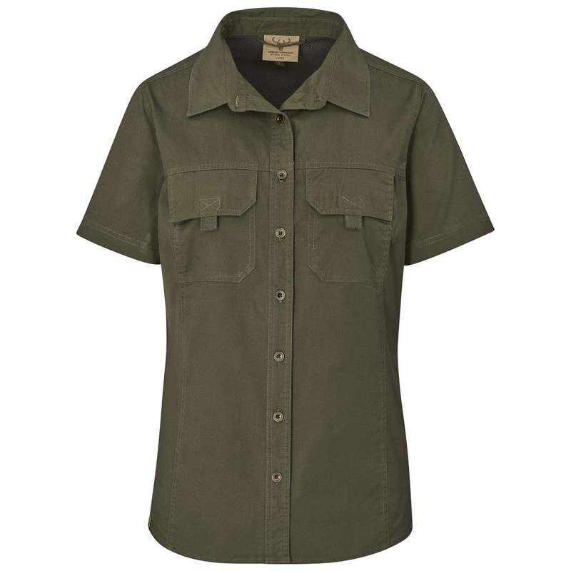 Urban Terrain Short Sleeve Mawenzi Twill Shirt - Ladies - olive (UT-206)