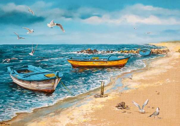 Morning at the Seaside (500 Piece Puzzle)