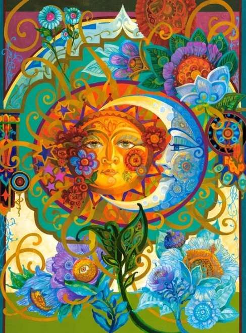 Partnership of the Sun and The Moon (3000 Piece Puzzle)