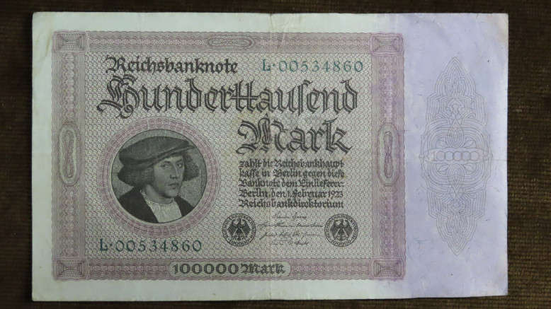 Germany - 100 000 Mark, 1923, p-83a
