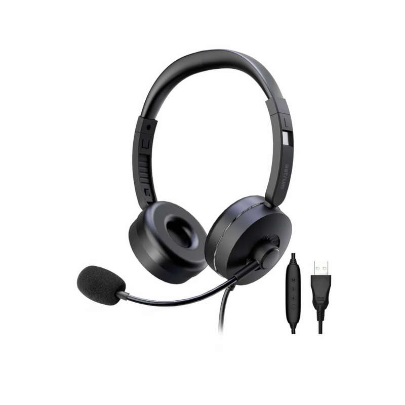 Astrum HU660 USB Wired Headset with Mic "Open Box Clearance Sale"
