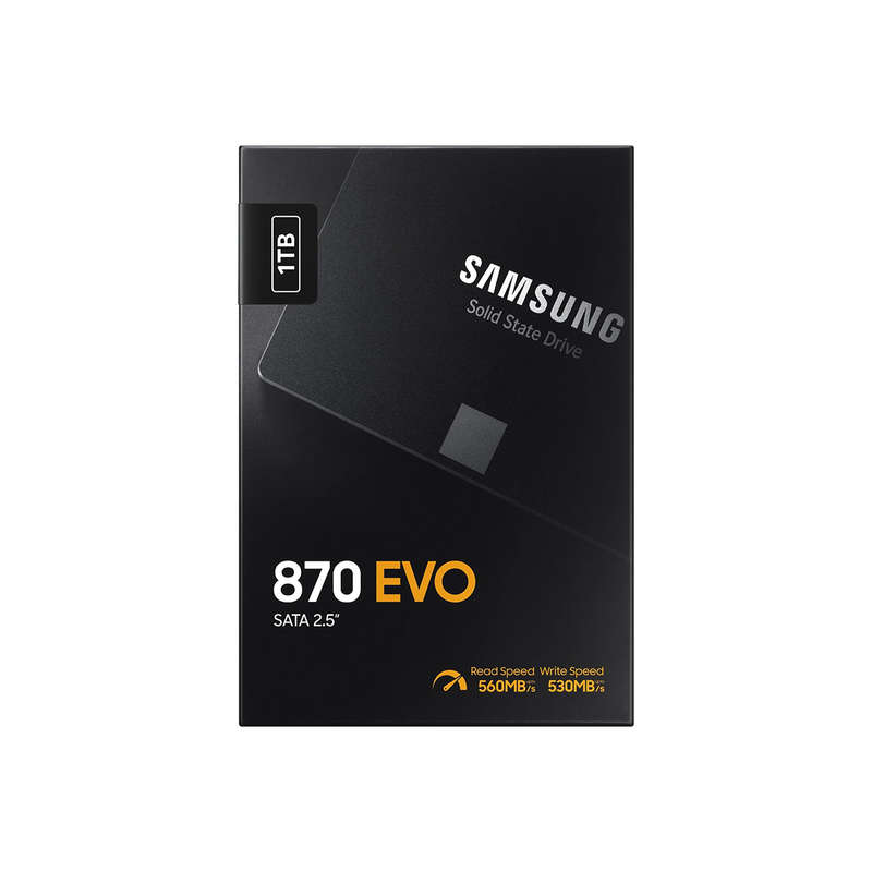 1TB Samsung 870 EVO 2.5" SATA 3.0 6 Gb/s Solid State Drive
