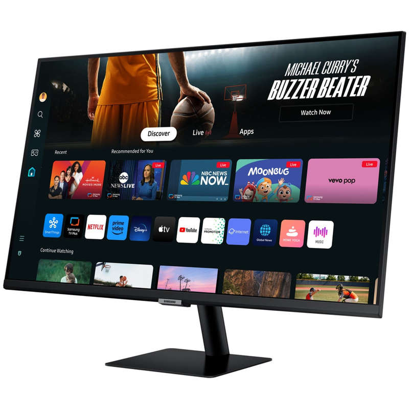 32" Samsung 4K Smart Monitor M70D UHD, USB-C with Speakers &amp; Remote