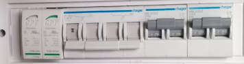 HAGER 12kW  Single Phase Inverter Protection Distribution Board Components - 5kg