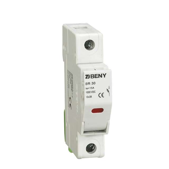 Beny PV Fuse Switch Disconnect 1P 32A 1000V rated, including 25A 10x38 PV Fuse - Beny 0.10kg