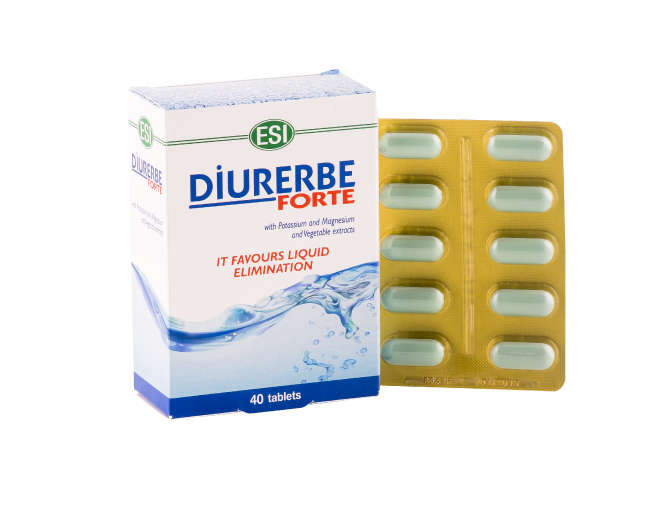 DIURERBE FORTE - WATER RETENTION REMEDY  - 40 TABS