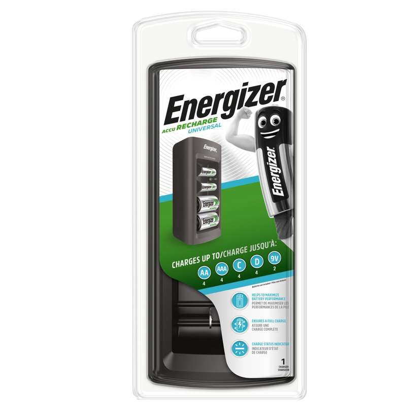 Universal Charger For Aa/Aaa/C/D Ad 9V Recharge Batteries