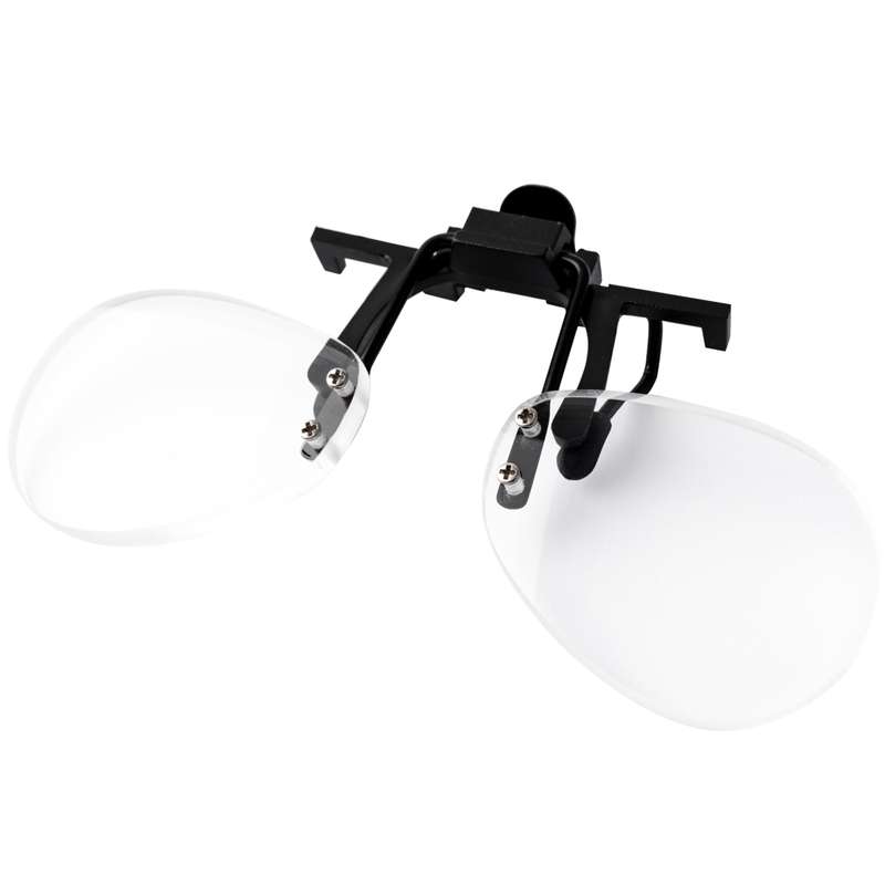 Flip & Focus Clip On Magnifier (2.5)  In Plastic Sleeve