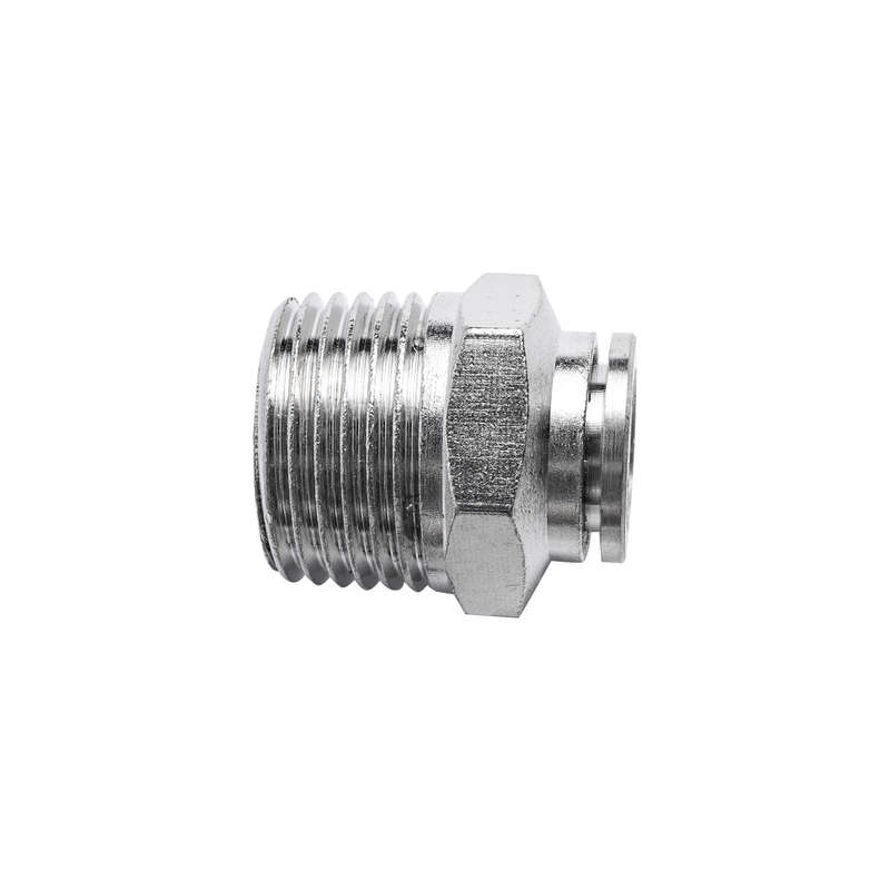 Metal Pu Fitting Straight 10Mm X 1/2" M