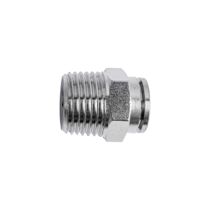 Metal Pu Fitting Straight 12Mm X 1/2" M