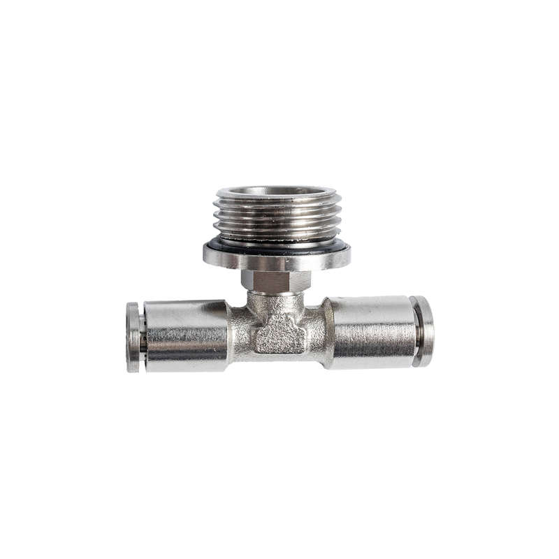Metal Pu Fitting T-Joint 6Mm 1/2" M