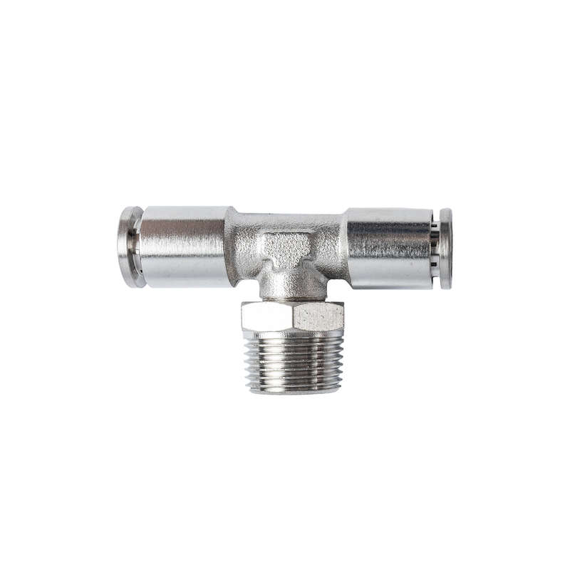 Metal Pu Fitting T-Joint 8Mm 3/8" M